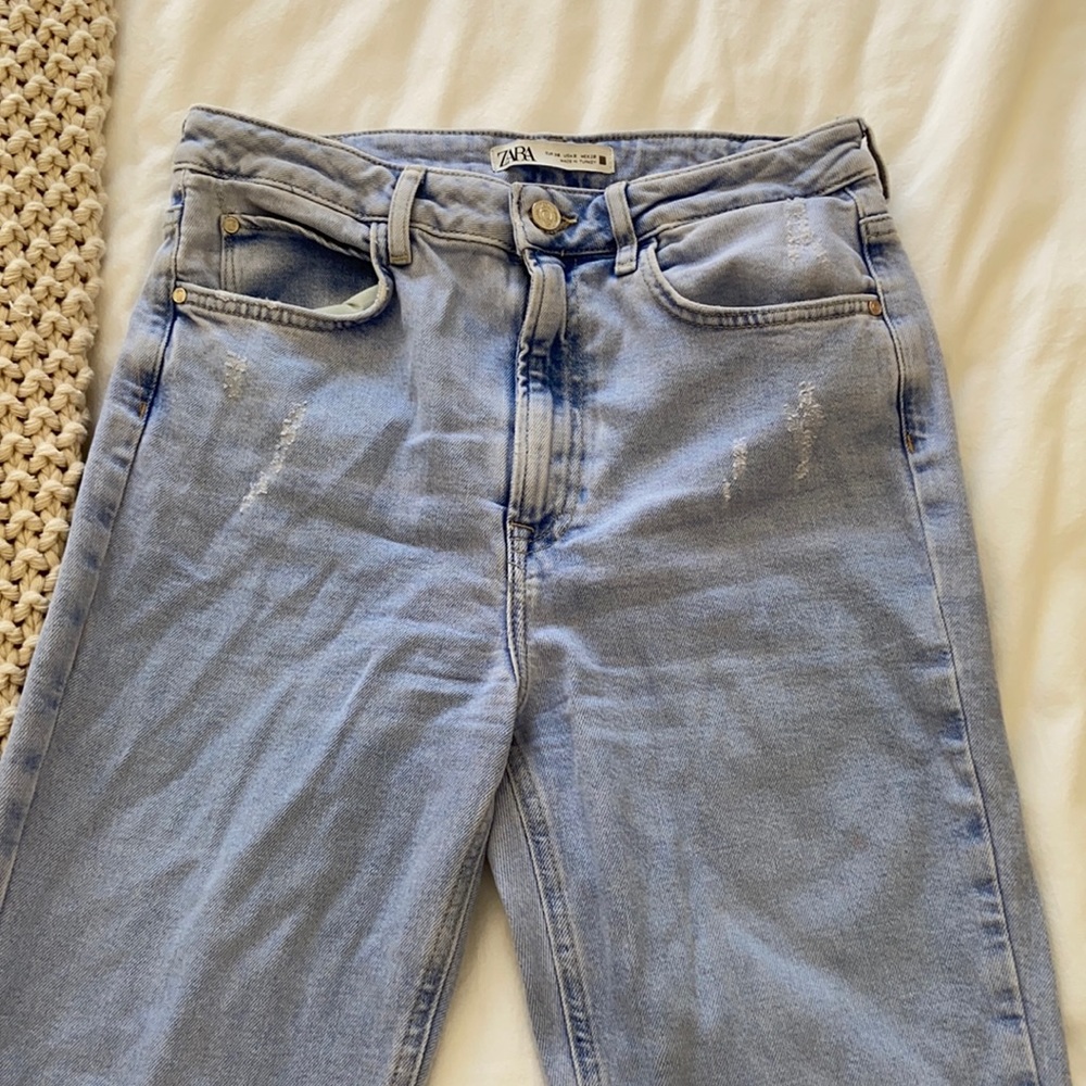 Zara slim flared high rise Z1975